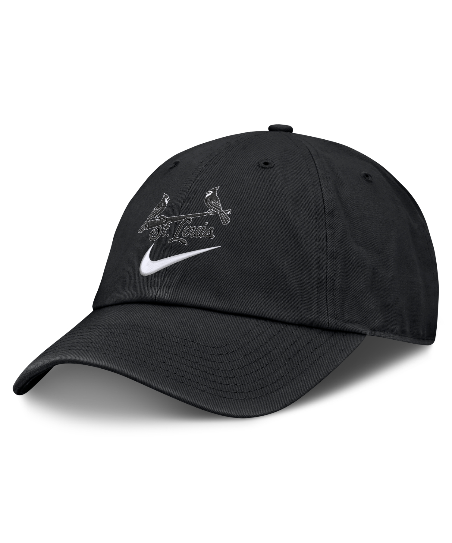 Кепка St. Louis Cardinals NIKE Primetime Club Unstructured Organic Cotton - Black