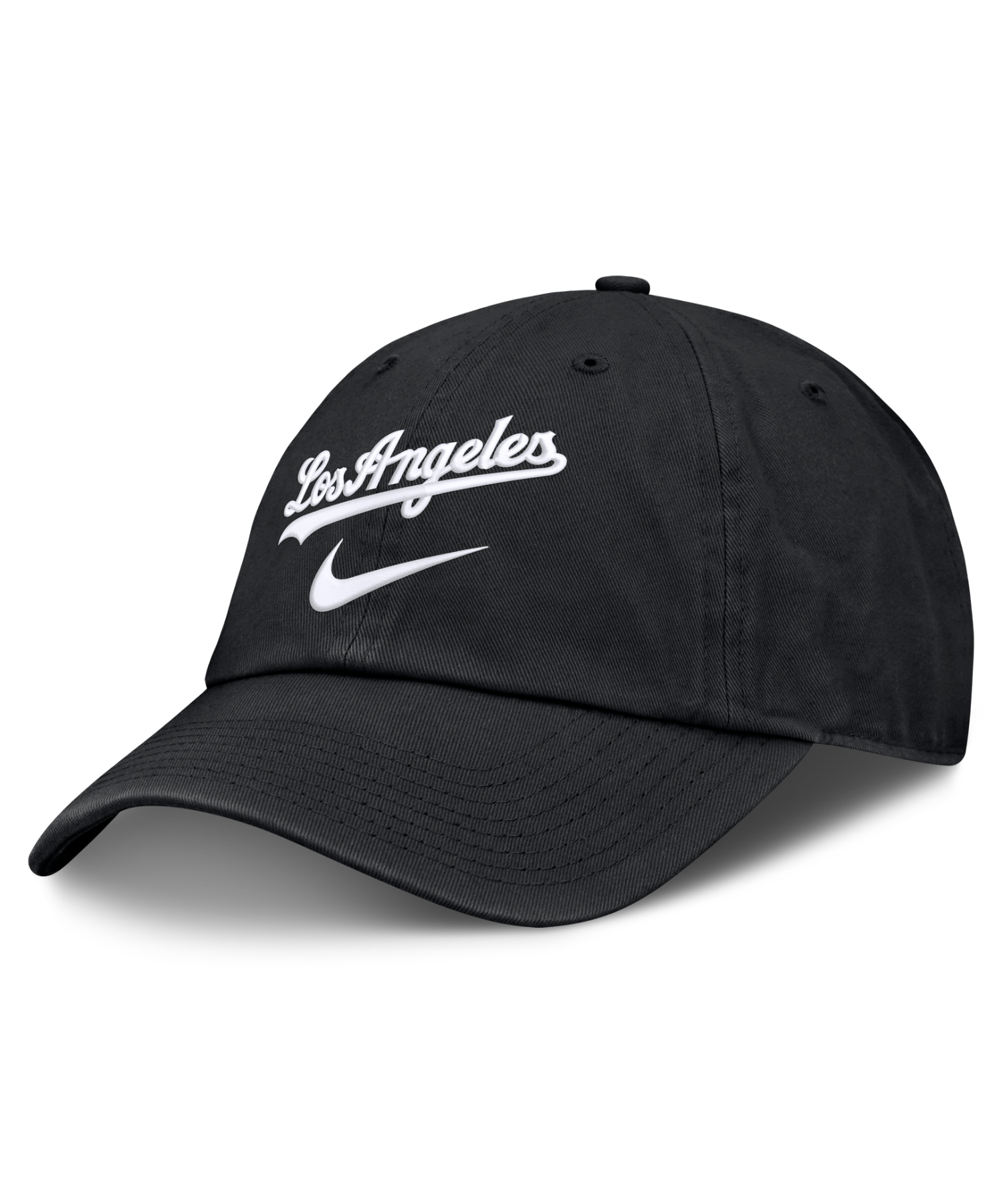 Los Angeles Dodgers NIKE PRIMETIME CLUB UNSTRUCTURED ORGANIC COTTON CAP - черный
