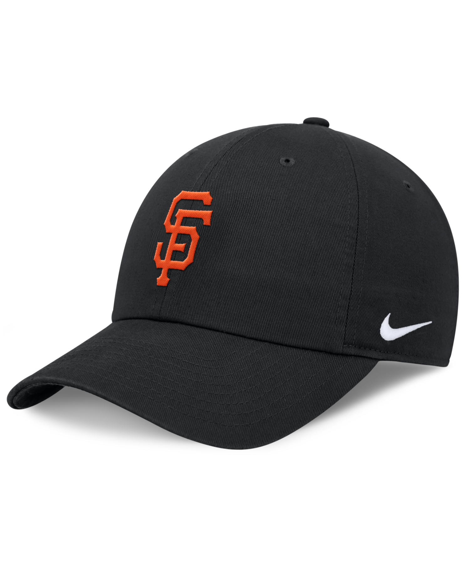San Francisco Giants NIKE CLUB UNSTRUCTURED ORGANIC COTTON CAP - черный