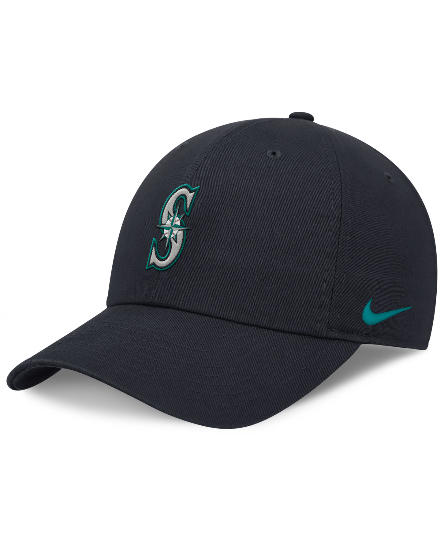 Seattle Mariners NIKE CLUB UNSTRUCTURED ORGANIC COTTON CAP - Pitch синий