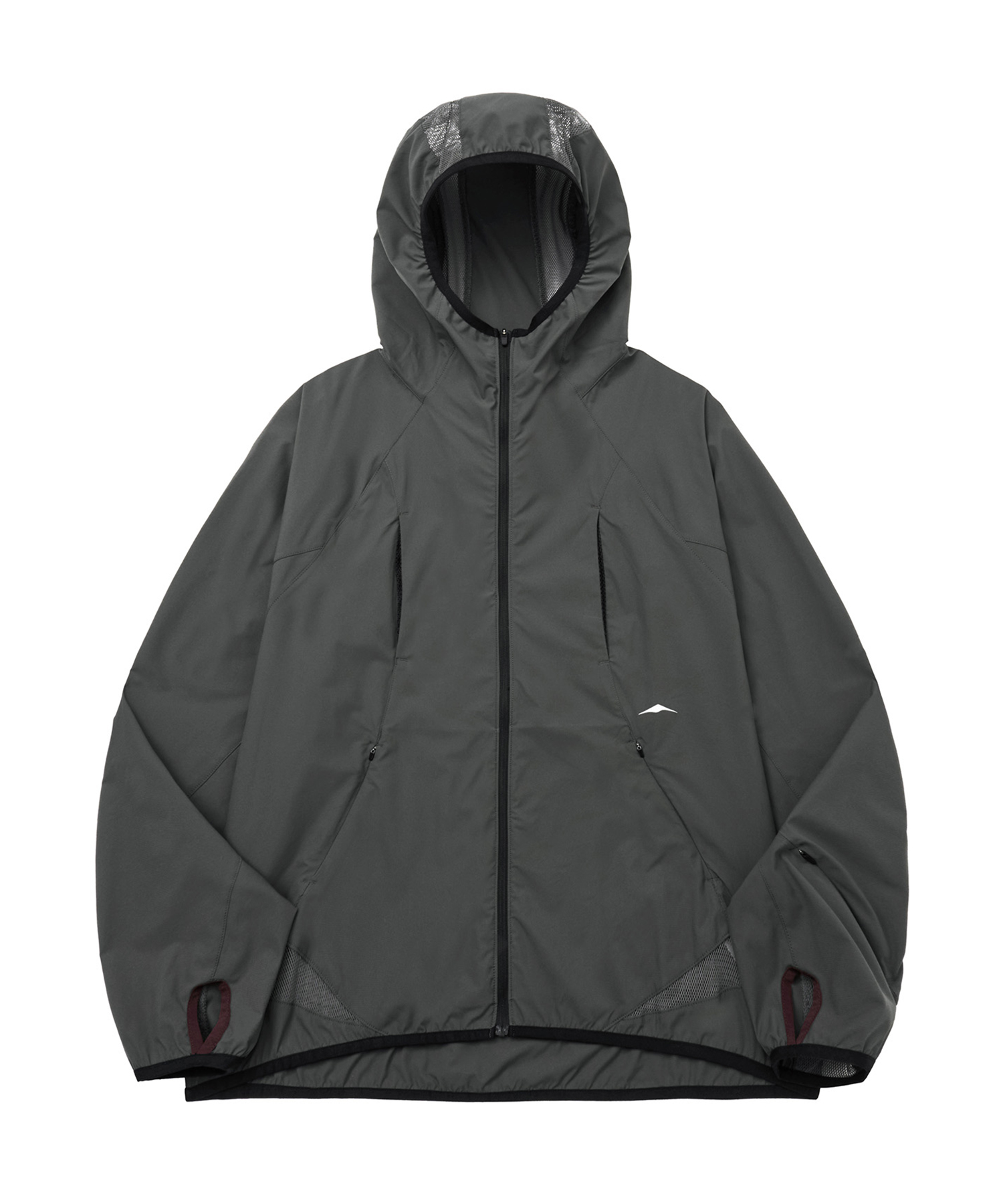 [SYNECTIX FRICTION] VENTILATION RUNNING JACKET (KHAKI GREY)