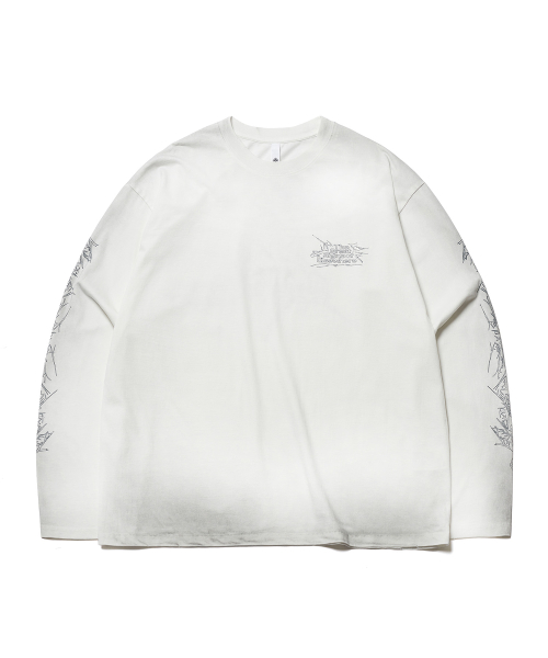 MEMORY TYPE L/S T-SHIRT (OFF белый