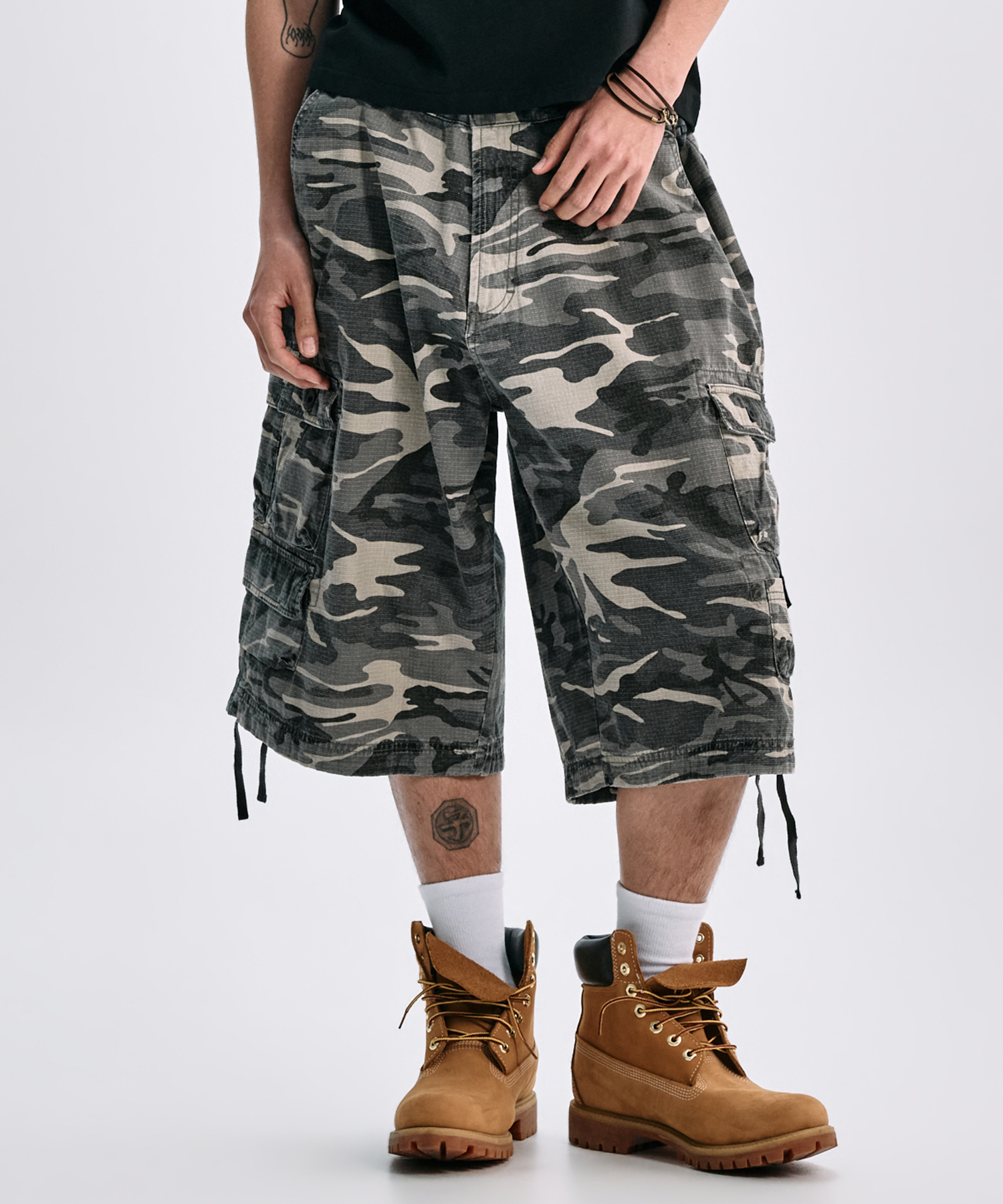Шорты-карго 8-Cut (Grey Camo)