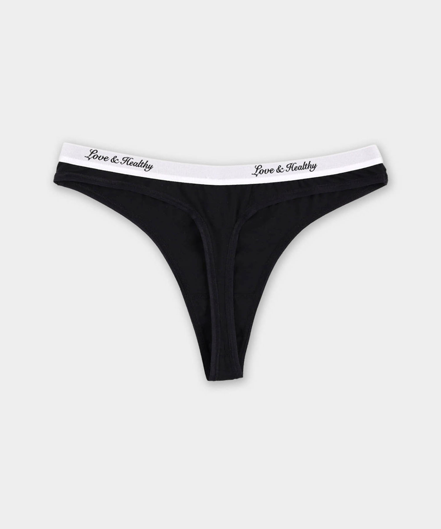 Стринги Outband Premium Cotton Span Raw Skin Black
