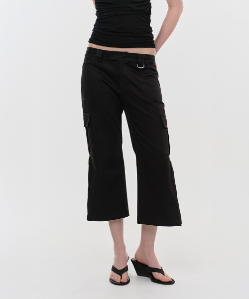 CAPRI CARGO PANTS, BLACK
