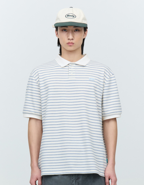 WAVY DAYS PIQUE SHIRT (BLUE)