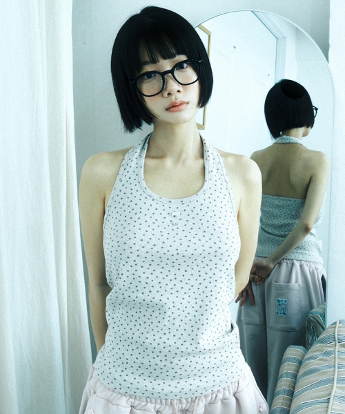 KAWAII Halter Sleeveless (Oatmeal)