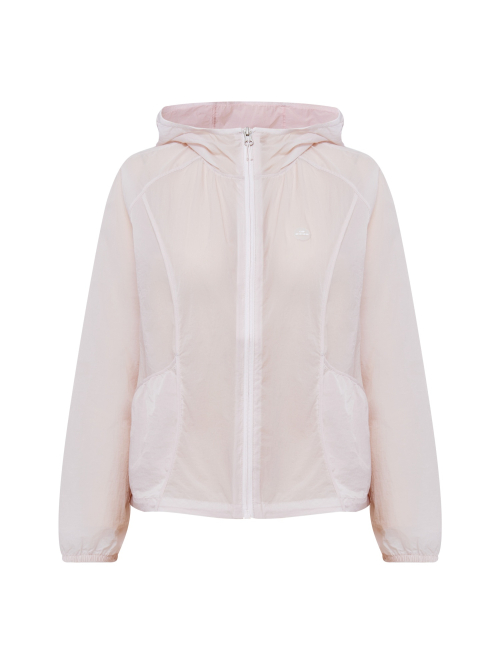 SHEER Женская легкая худи-куртка ICE PINK