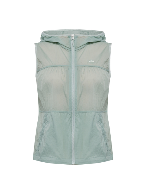 Легкий женский жилет с капюшоном SHEER_MINT