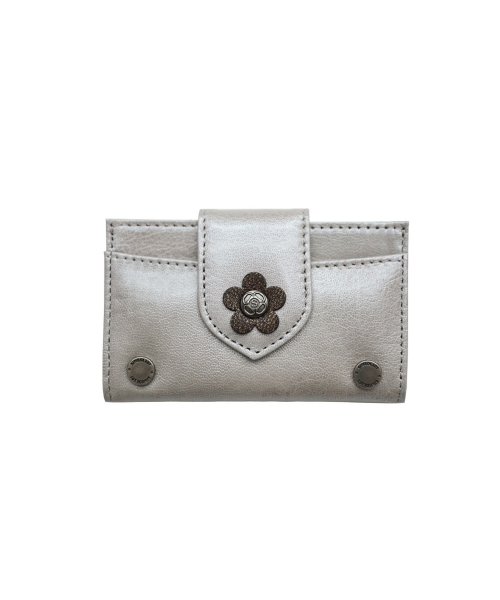 Fleur Card Wallet (Silver)