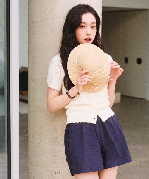 라피아 버킷햇 베이지
