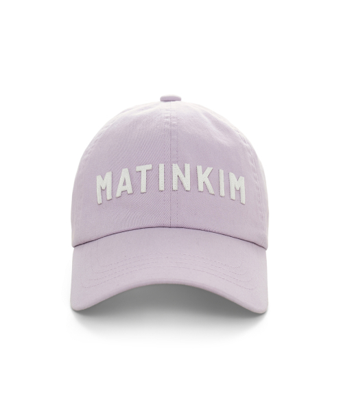 APPLIQUE FELT LOGO BALL CAP IN LILAC