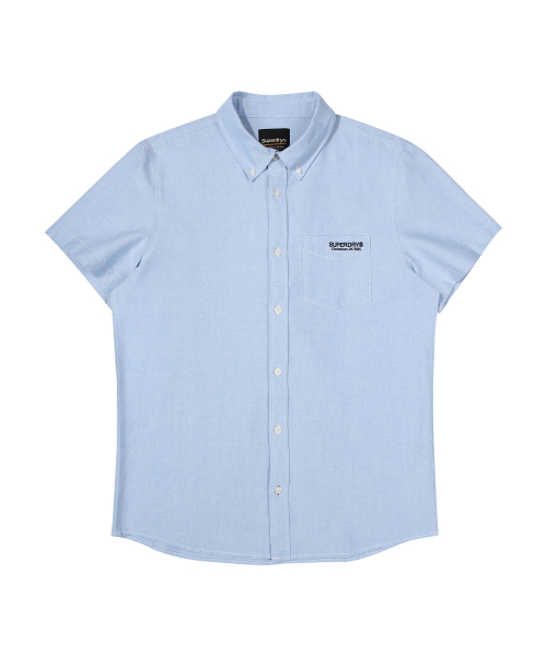 Оксфордская рубашка Core с коротким рукавом Light Blue SDUIHAP60LBL