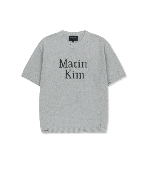 HALF рукав LOGO PULLOVER FOR MEN IN лёгкий GREY