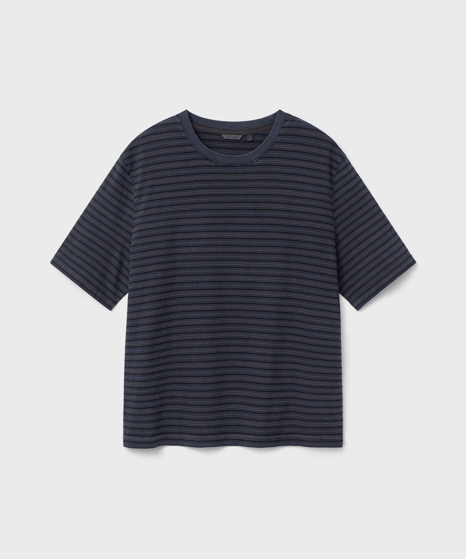Футболка Multi Stripe Regular с коротким рукавом (Dying Multi Indigo Blue)