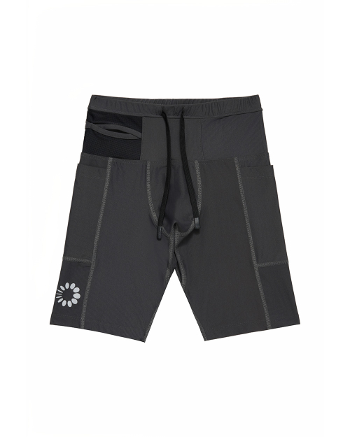 Athletic Short Tights Charcoal