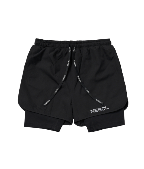 Спортивные брюки 2в1 Performance Solid (Black)
