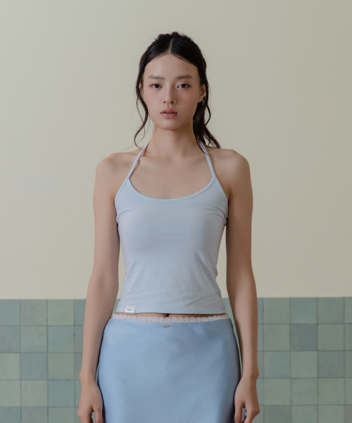 Essential halter топ Icy синий
