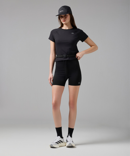 (W)Technol-OV™ 5 COMFY FLEX лосины шорты (чёрный)