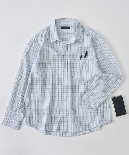 Легкая рубашка в клетку dandy (White)