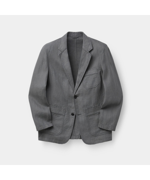 (SET UP) Льняной жакет IRISH LINEN regular fit SAJAM26441GYX