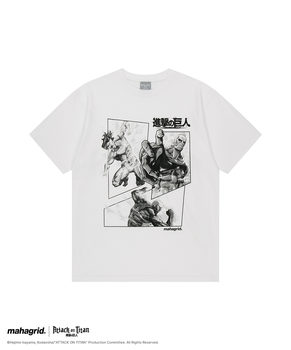 [ATTACK ON TITAN] AOT POSTER TEE WHITE(MG2GMMT503T)