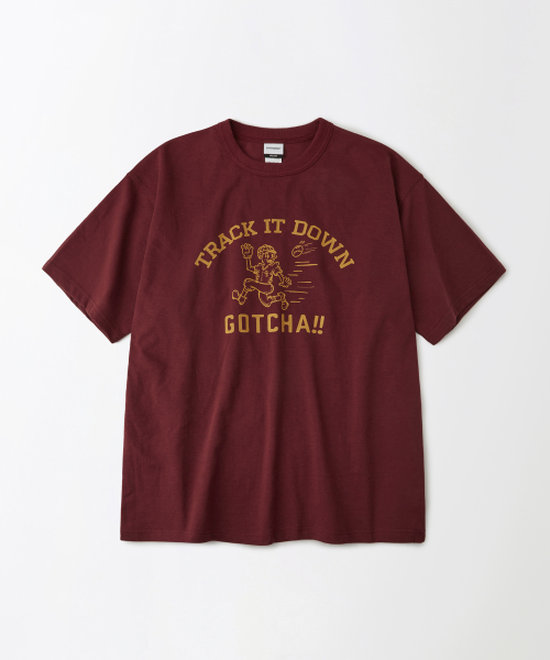 V.S.C TEE(TRACK IT DOWN)_WINE