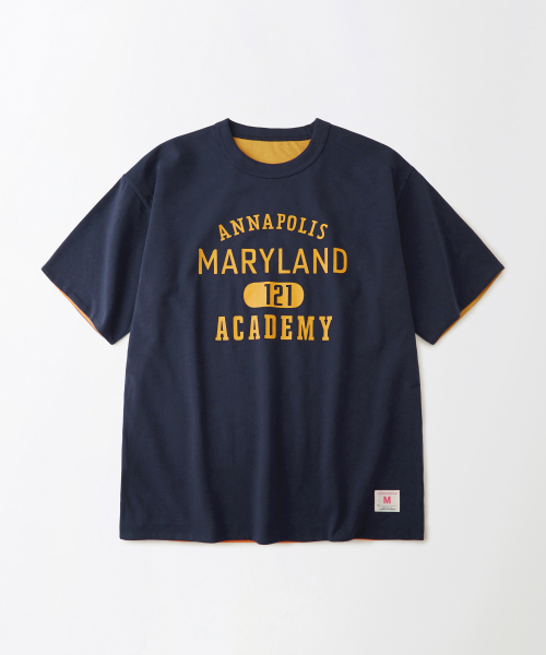 V.S.C TEE(MARYLAND)_NAVY / MUSTARD