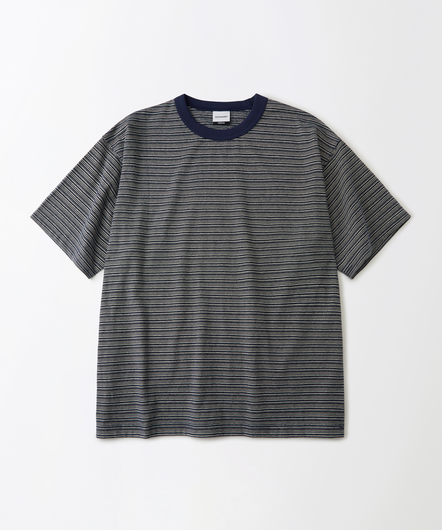 Футболка в тонкую полоску Navy/Ivory