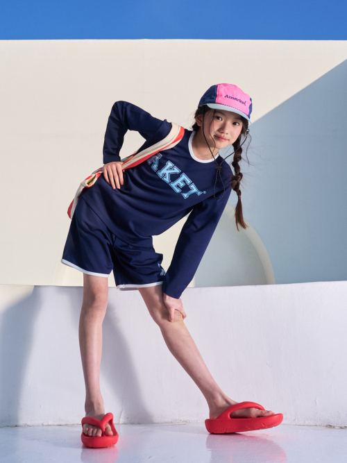 에이마켓(A-MARKET) AKET LOGO RASH GUARD_NAVY - 사이즈 & 후기 | 무신사