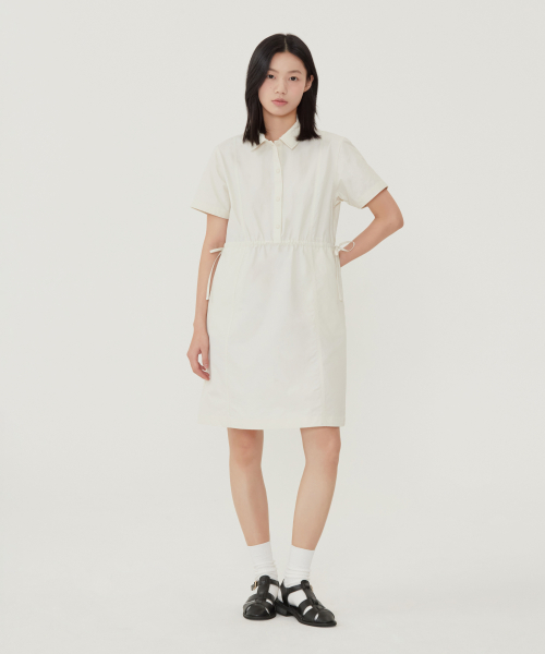 우먼 데일리 이지 원피스 에크루