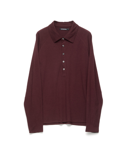 Polo Tee Dark Burgundy