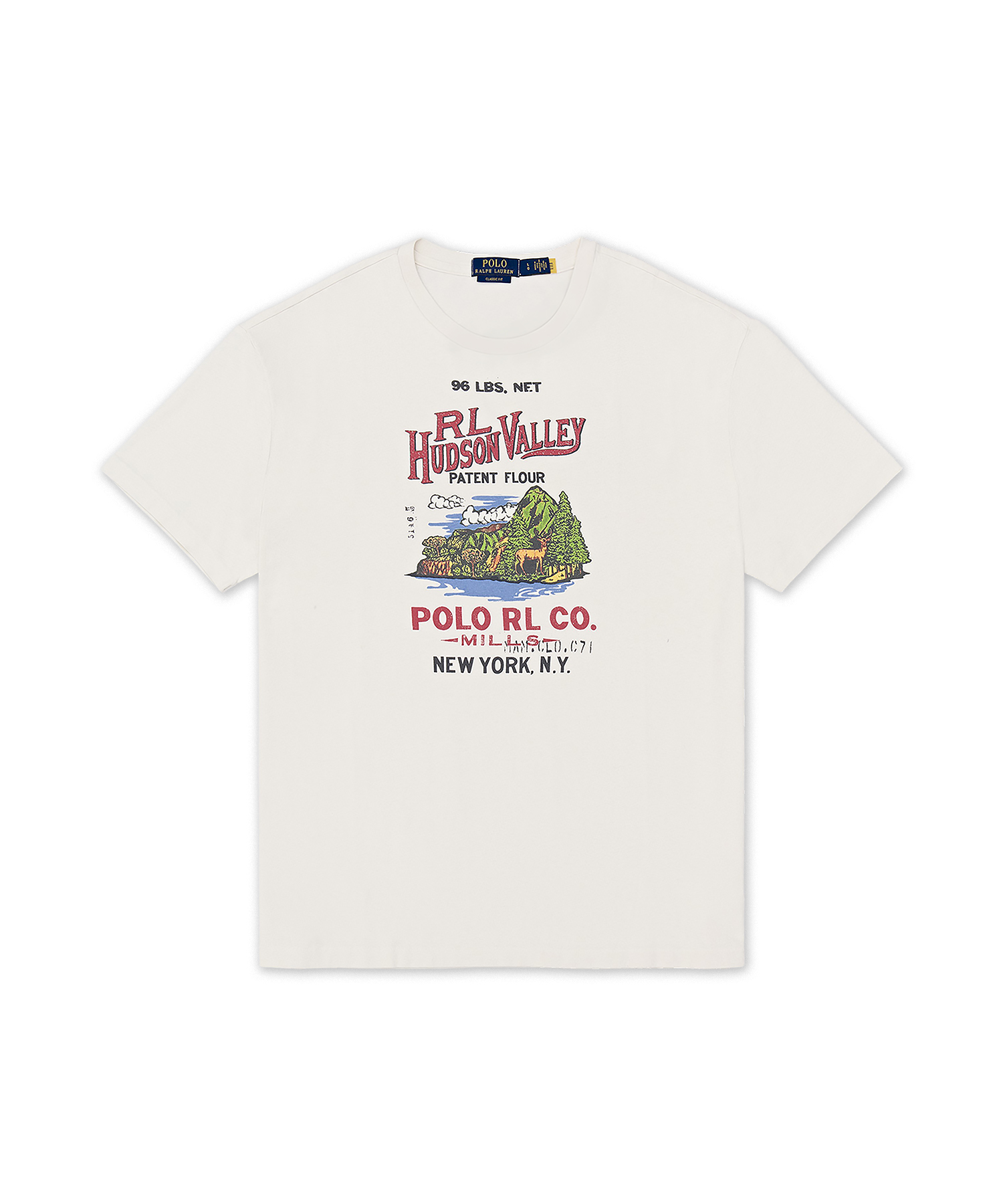 KNIT-T-SHIRT 20 / 1 UNEVEN JERSEY-WHITE
