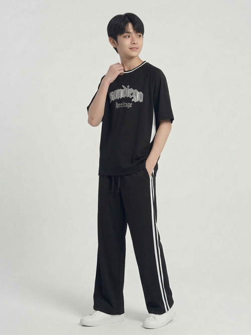 틴즈 세미와이드 트랙 팬츠_100(14570-038-404-41)