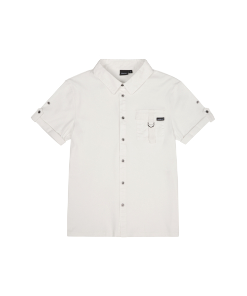 Roll-Up Pocket Shirts (White)