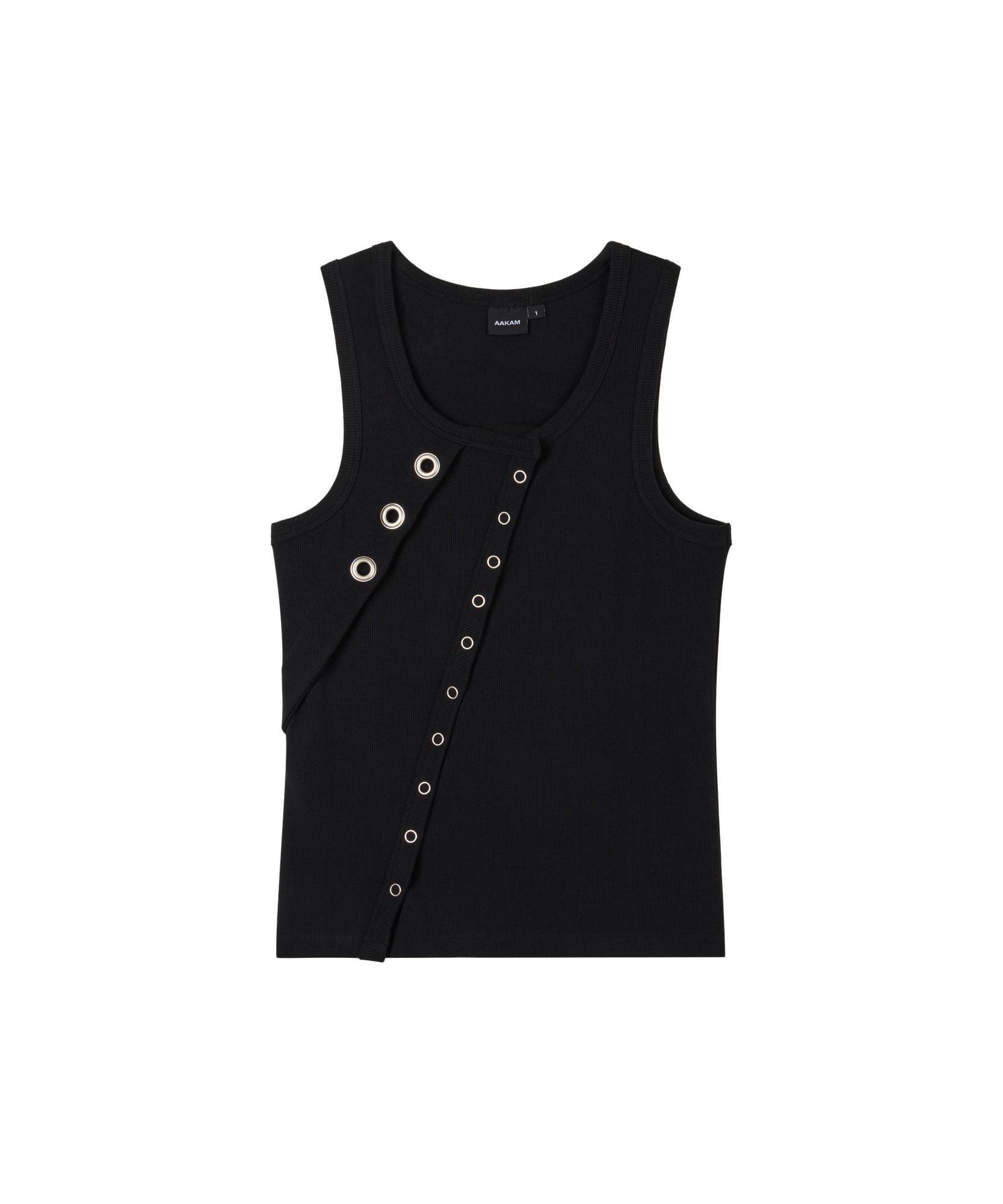 Oblique Snap Sleeveless (чёрный)