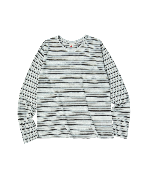W BEACH STRIPE T-SHIRT [чёрный]
