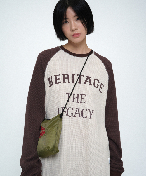 HTG вафельный рэглан Beige