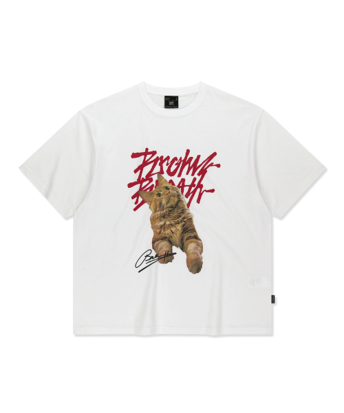 CRUSH TAG KITTY TEE - белый