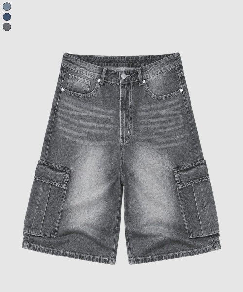 Chloe Cargo Bermuda Half Denim шорты 3 Color [BLSD_7001]