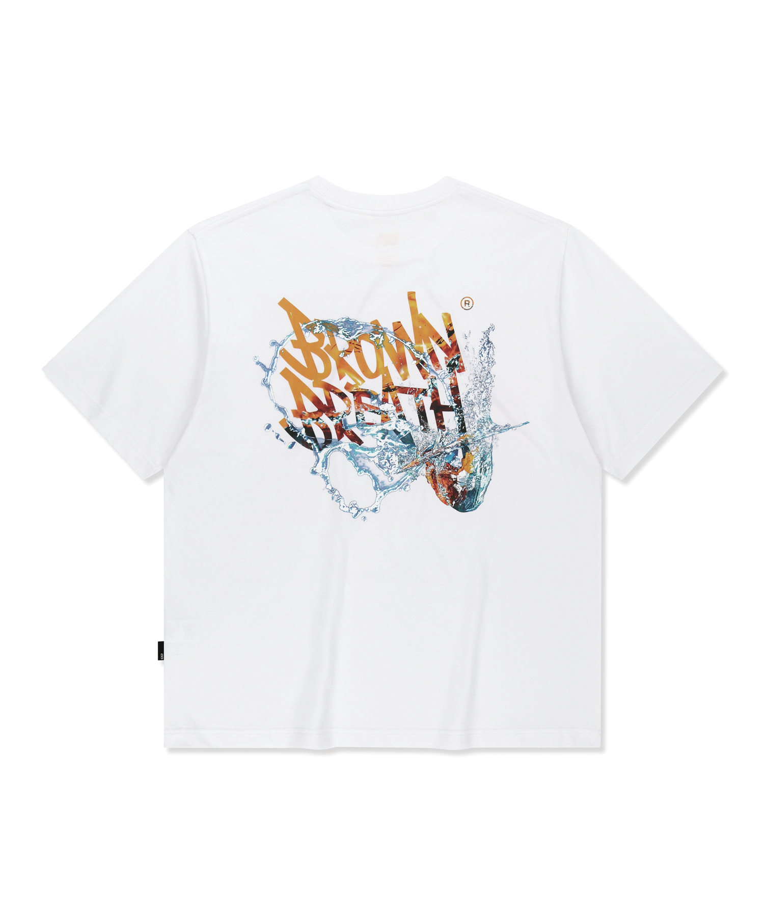 SPLASH TAG TEE - белый
