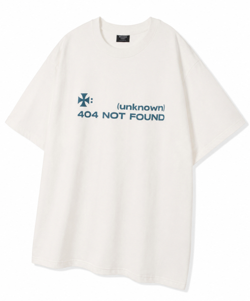 MUSINSA公式 | BOUNDARY 404エラーオーバーサイズ半袖Tシャツ