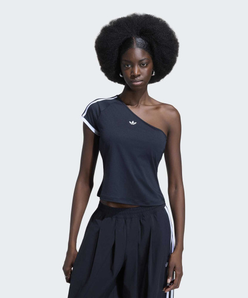 Adillenum Season 5 Off-Shoulder футболка — Black / KY5180