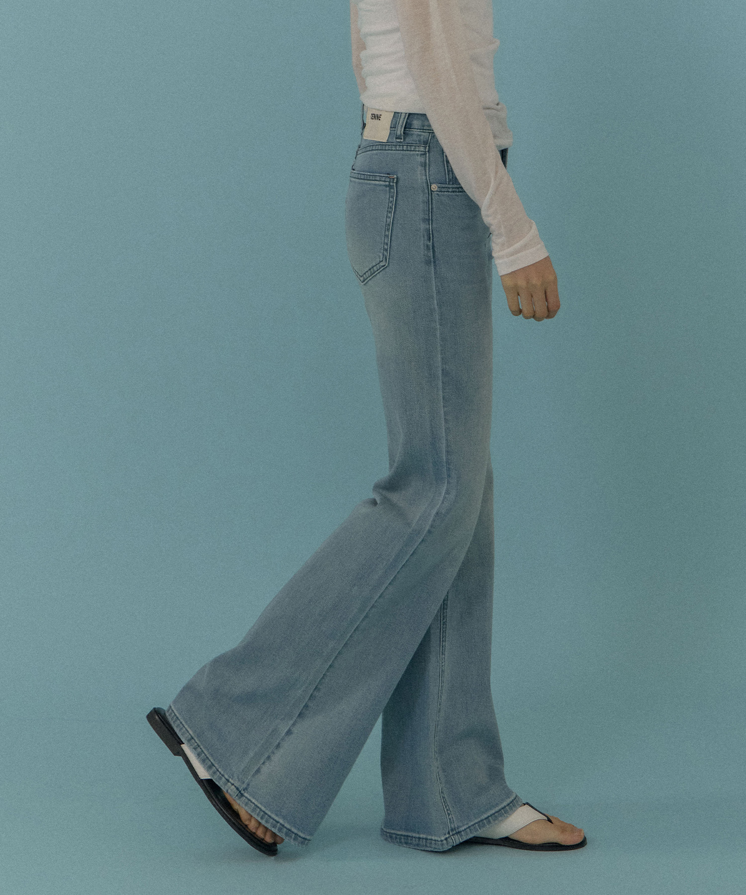 8180 Bootcut Jeans_Blue