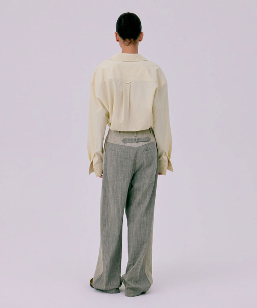26 Classic Tuck Pants_Beige