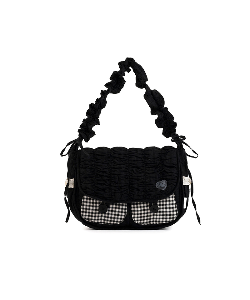 Cloud Pocket Crossbody Bag [чёрный Check]