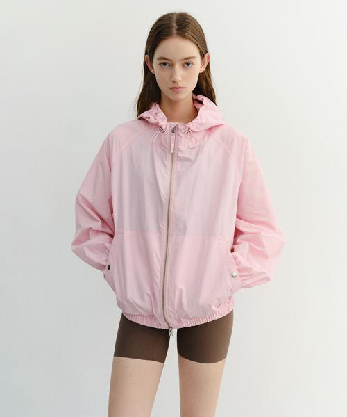 UNISEX SUMMER BREEZE WINDBREAKER UDJU6B123 SOFT PINK