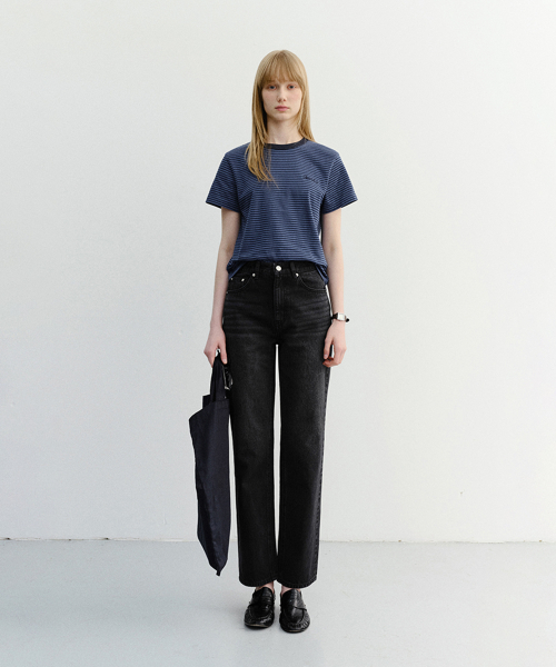 ESSENTIAL CROPPED JEANS UDPA6B230 BLACK