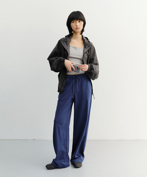 SUMMER WIDE JOGGER PANTS UDPA6B225 BLUE