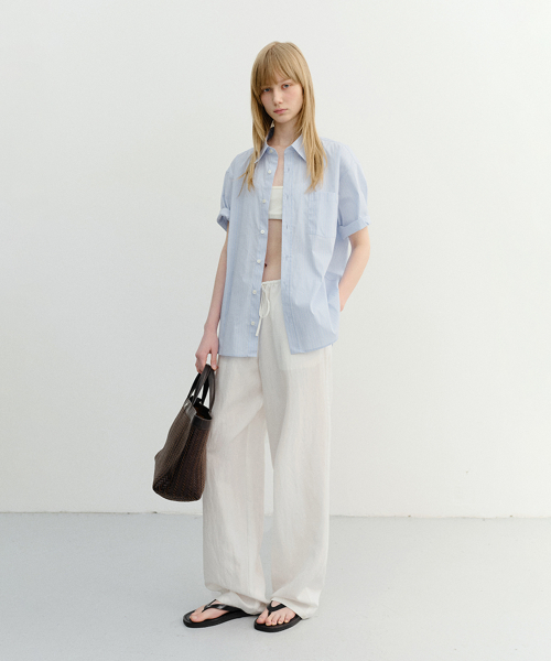 SUMMER STRING PANTS UDPA6B221 IVORY